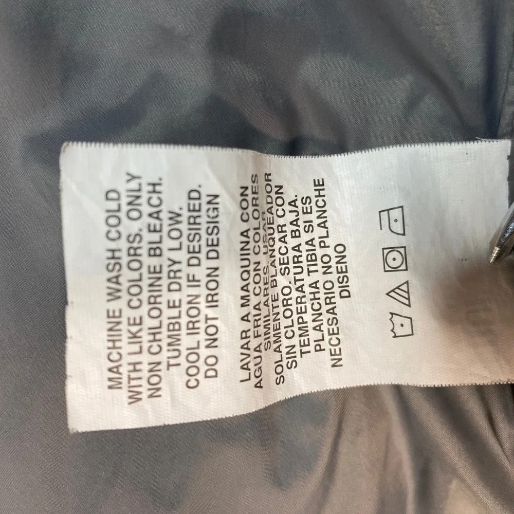 True Religion Mens Puffer Vest Charcoal Grey Quilted‎ Full Zip Horseshoe Logo L